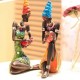 Statues 2 Mamans Africaines 28cm