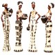 Statues 4 Femmes Africaines Porteuses d'eau (14cm)