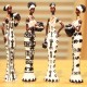 Statues 4 Femmes Africaines Porteuses d'eau (14cm)