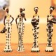 Statues 4 Femmes Africaines Porteuses d'eau (14cm)