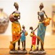 Statues Femmes et Filles Africaines (34cm)