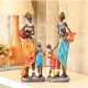 Statues Femmes et Filles Africaines (34cm)