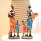 Statues Femmes et Filles Africaines (34cm)