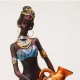 Statues Femmes et Filles Africaines (34cm)