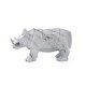 Statue Rhinocéros Marbre 32cm