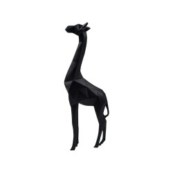Statue Girafe Noire 30cm