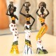 Statues Femmes Africaines Porteuses d'eau (lot de 3) 25cm